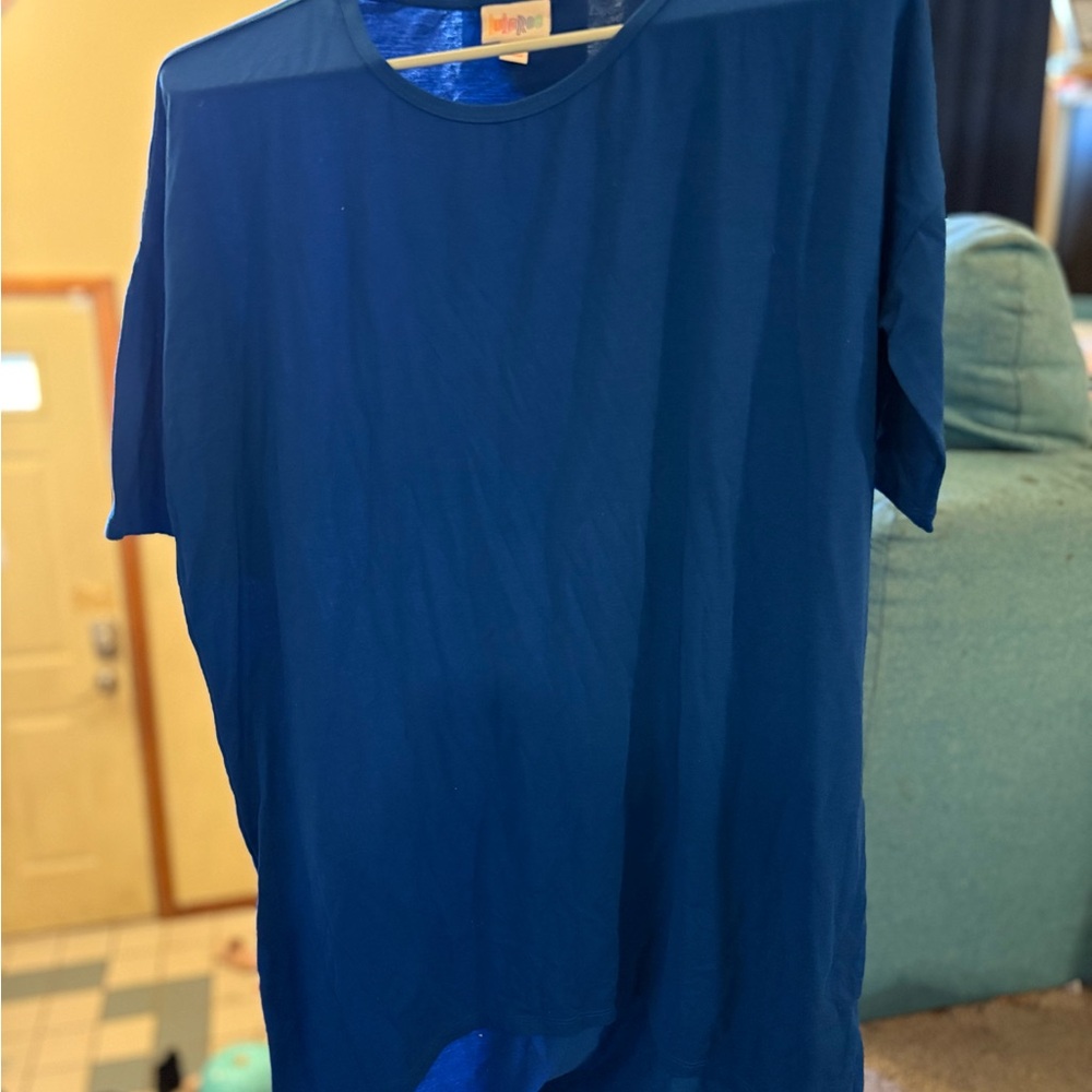 LuLaRoe Vibrant Blue Women’s Short Sleeve Tee